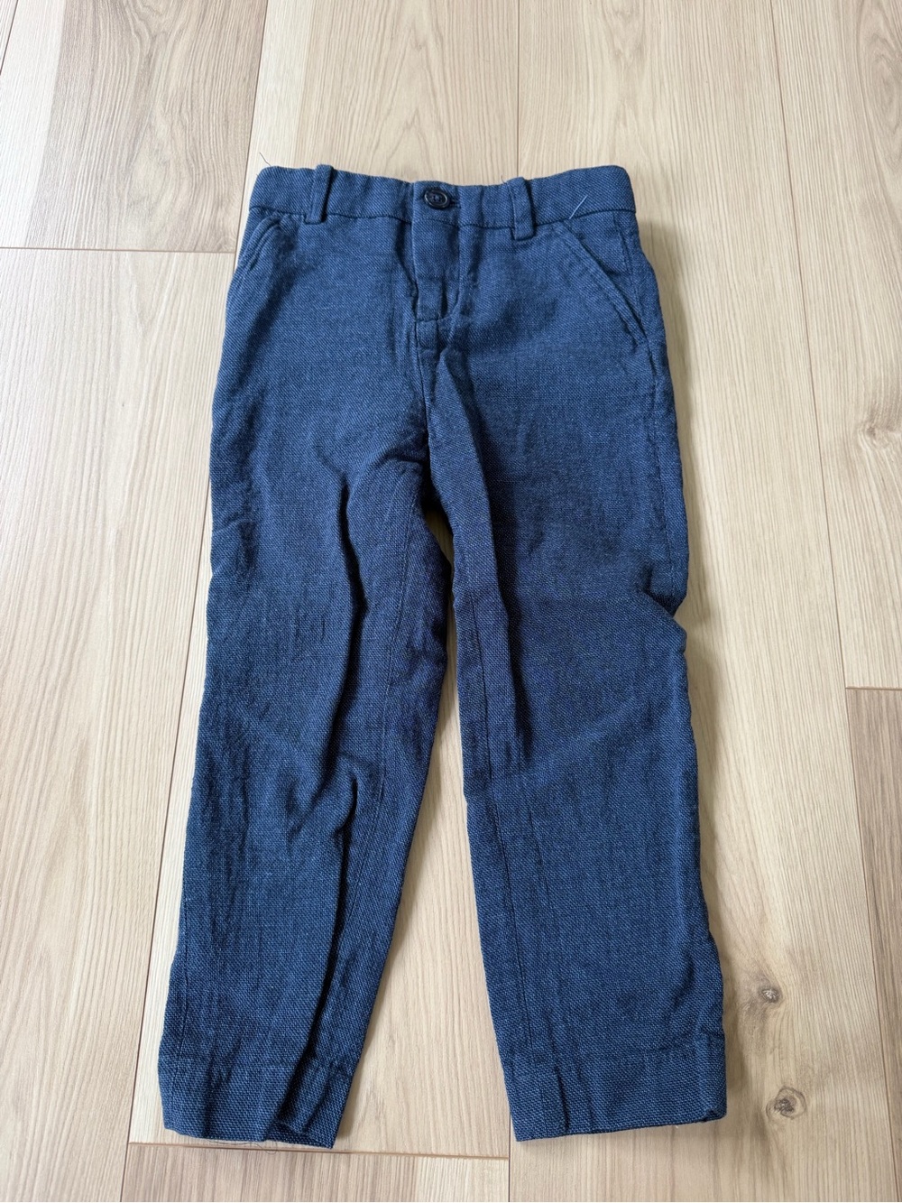 Boys Classic Navy Chino Pants